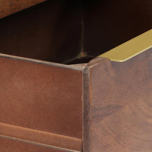 Robinson - Sideboard with 6 Drawers 1750 x 400 x 820 mm Solid Mango Wood